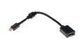Monitoradapter Mini-Displayport zu DP 3840 x 2160 @ 60 Hz, schwarz