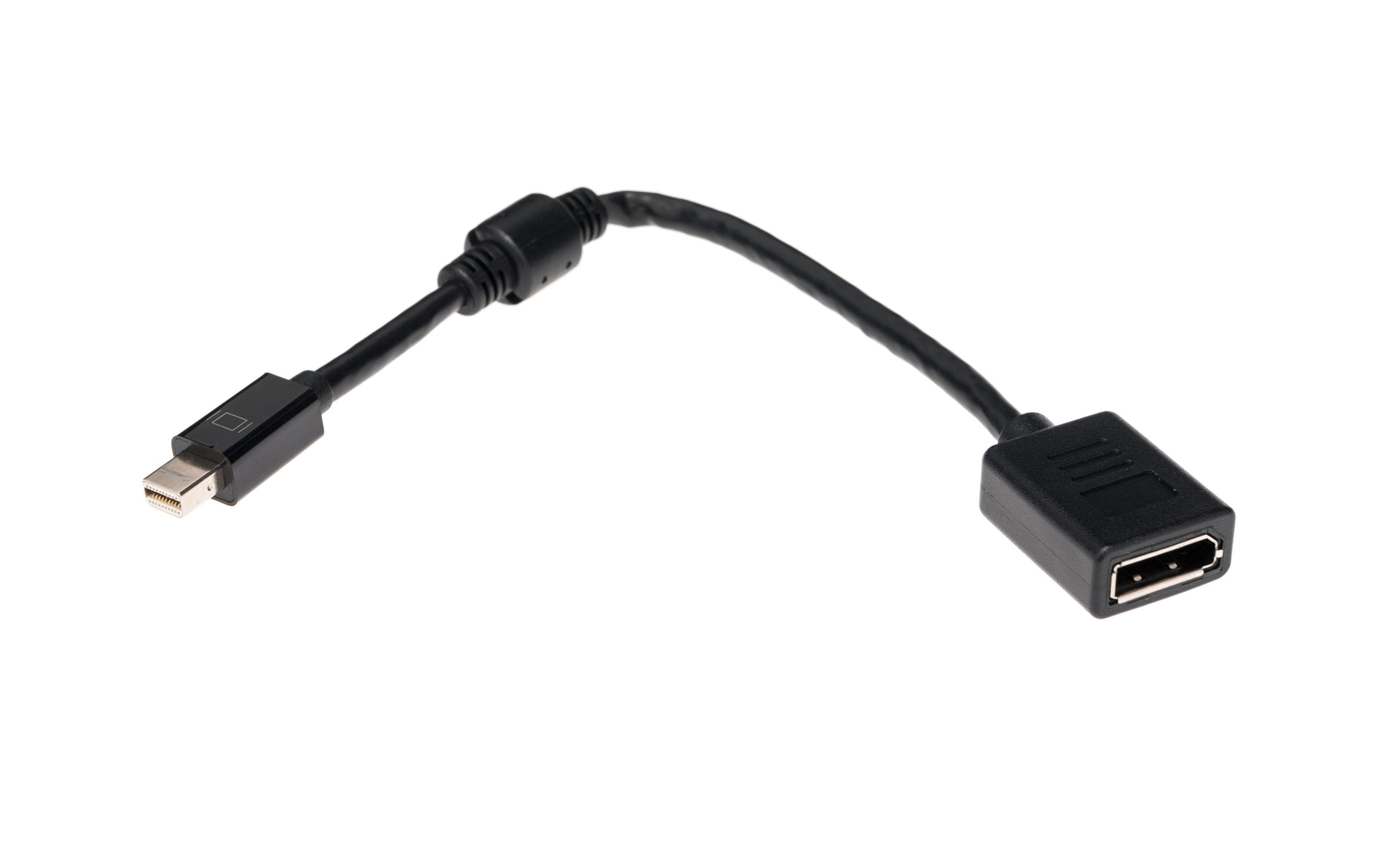 Monitoradapter Mini-Displayport zu DP 3840 x 2160 @ 60 Hz, schwarz