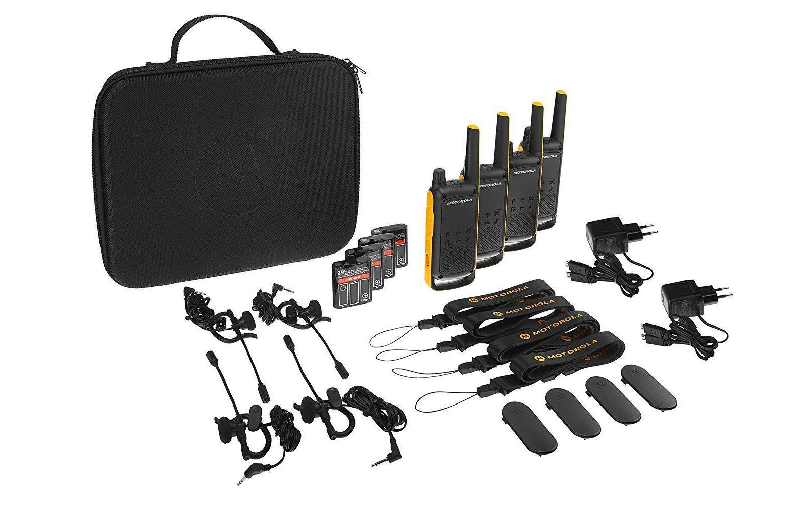 MOTOROLA Funkgerät TLKR T82 Extreme Sprechfunkgerät, 4er Set