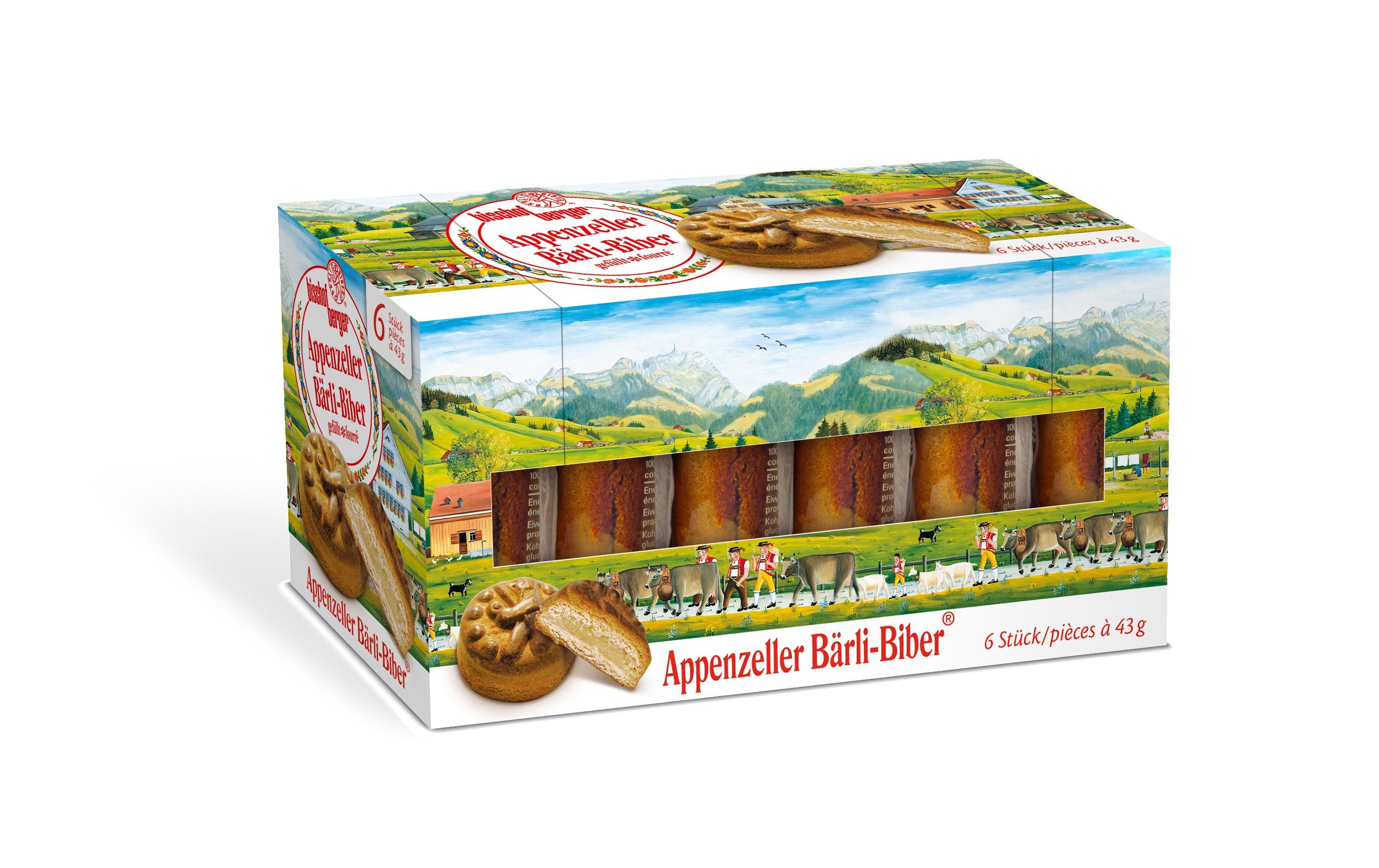 Appenzeller Bärli - Biber 6er 6 x 43 g