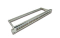 24-Port 1 HE Patchpanel, geschirmt Nickel, Leerpanel für Keystone Modul 19"