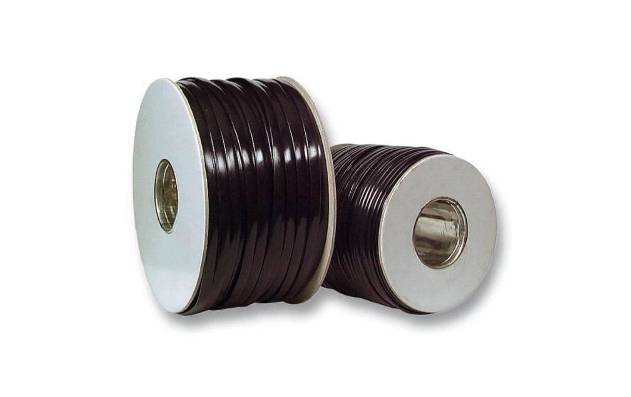 Telefonkabel 4-adrig, 100m, schwarz Kabelrolle zur Eigenkonfektion