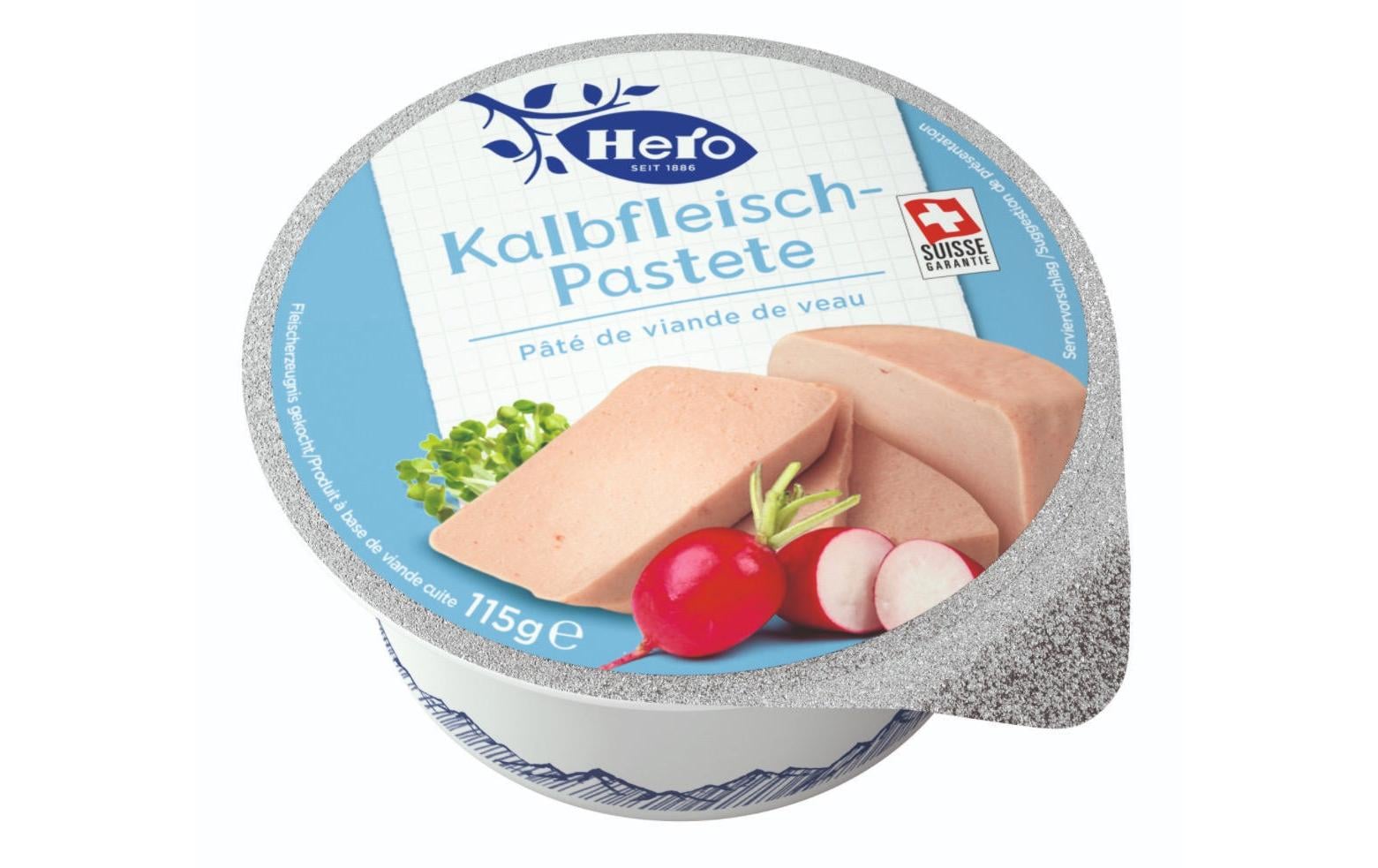 Hero Kalbfleischpastete 115g