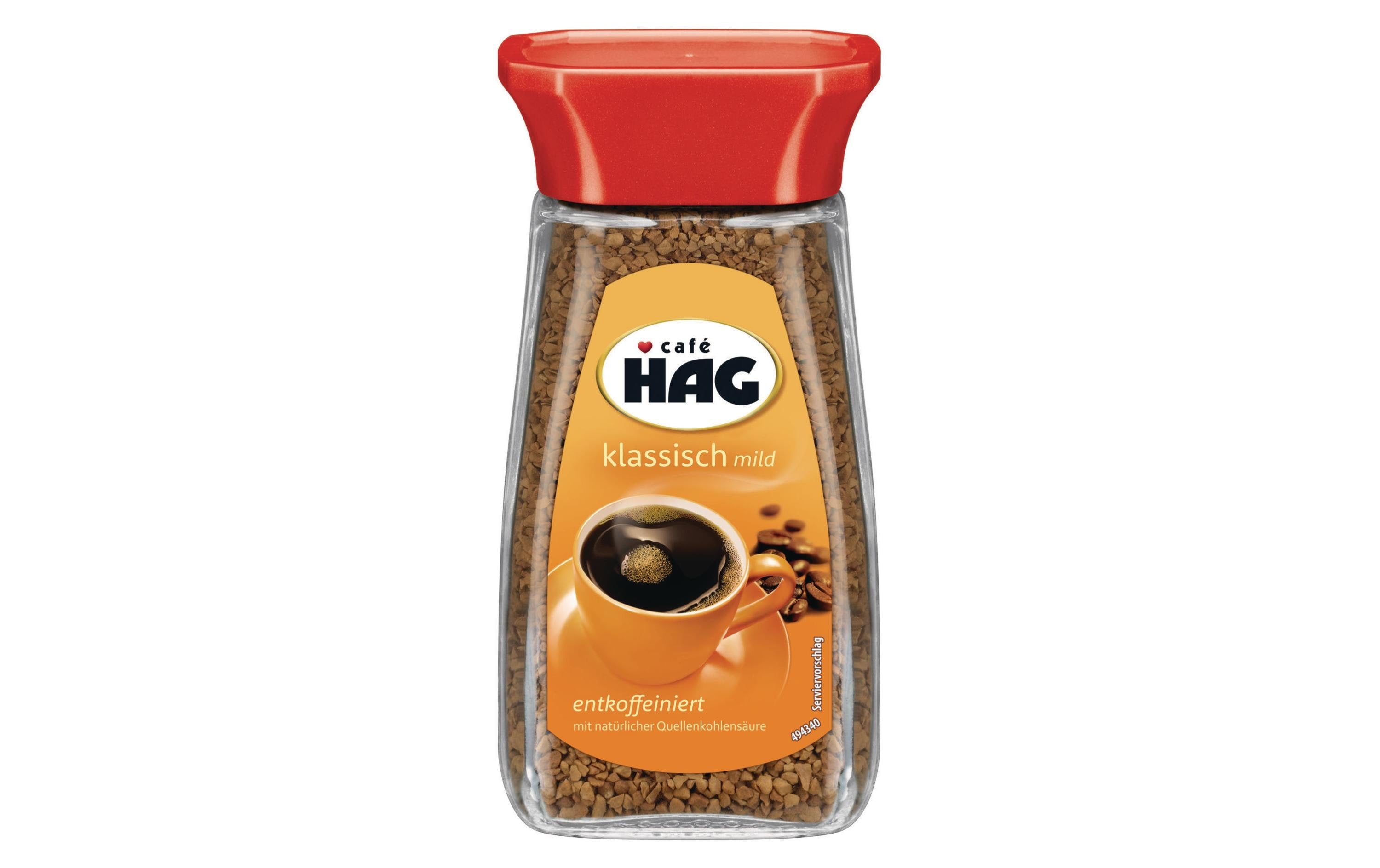 Jacobs Kaffeepulver Café Hag Instant Packung à 100g