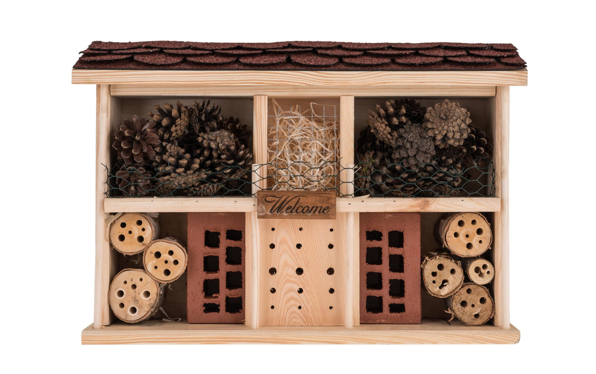 Insektenhotel Landsitz Komfort FSC Nist- und Überwinterungshilfe