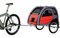 Petego Comfort Wagon Bicycle L 89x66x61cm, grau/orange bis 75kg
