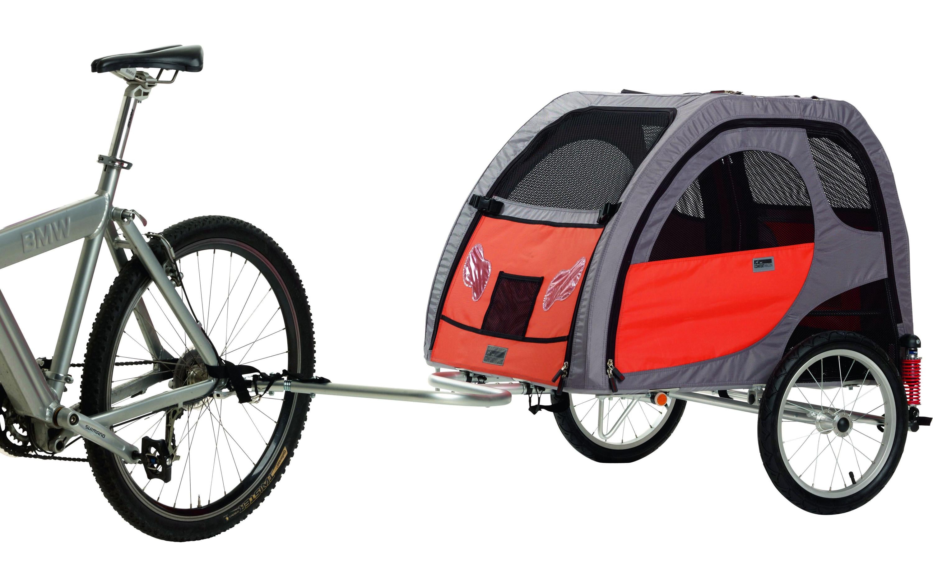 Petego Comfort Wagon Bicycle L 89x66x61cm, grau/orange bis 75kg