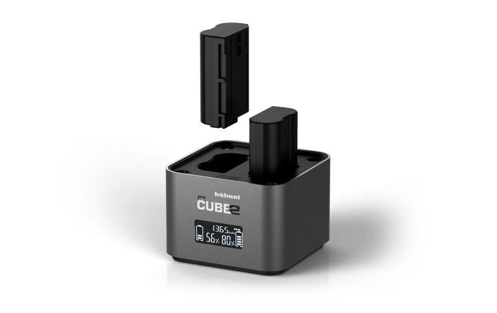 Hähnel pro Cube2 Ladegerät Nikon lädt Akkus oder 4 AA Akkus