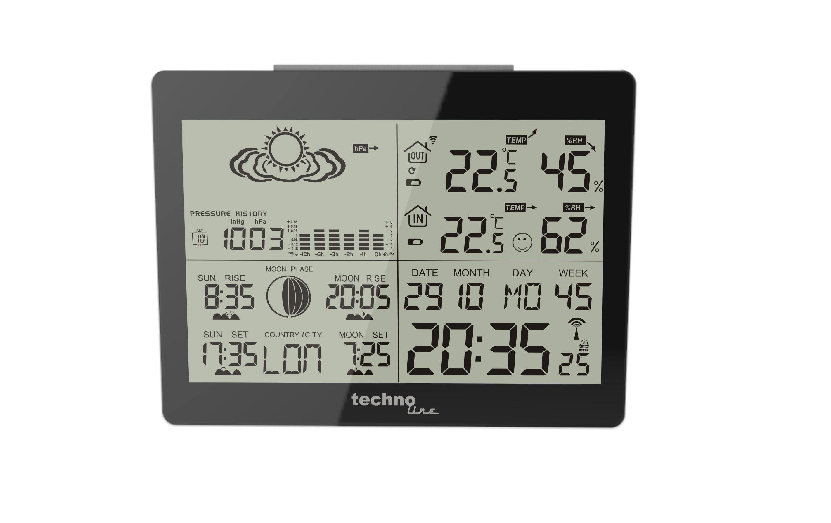 Technoline Wetterstation WS 6760 inkl. Aussensender TX70DTH
