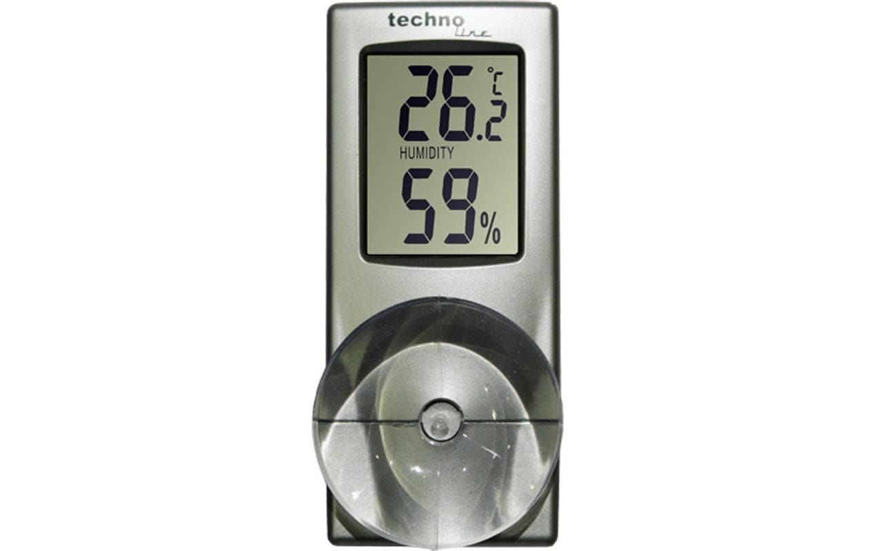 Technoline Thermometer/Hygrometer WS 7025 mit Saugnapf