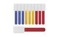 Label-the-cable Kabelbeschriftung MINI TAGS rt/gb/bl, mit Beschriftungsfeld, 10 Stück