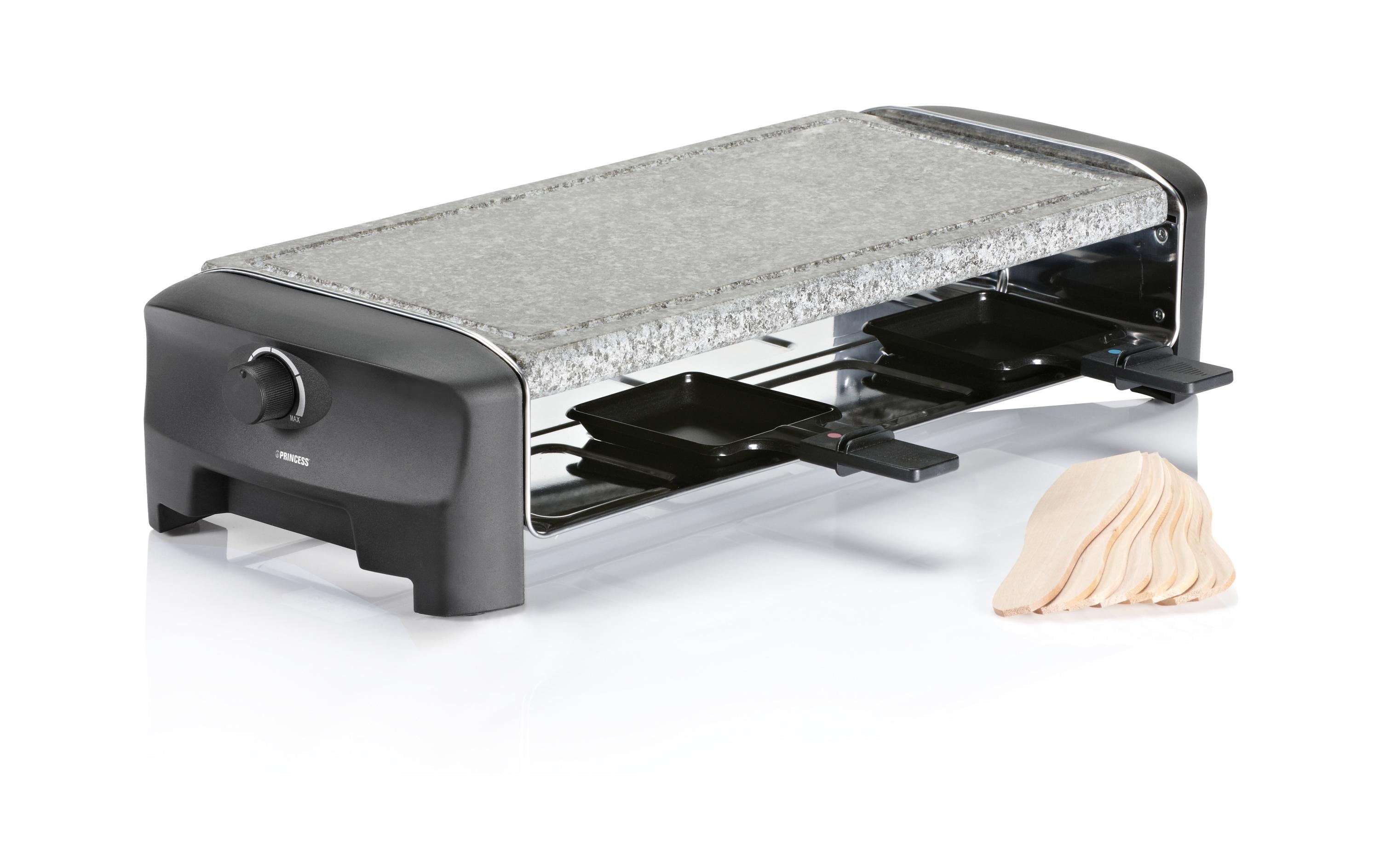 Princess Raclette-Grill mit Steinplatte für 8 Personen