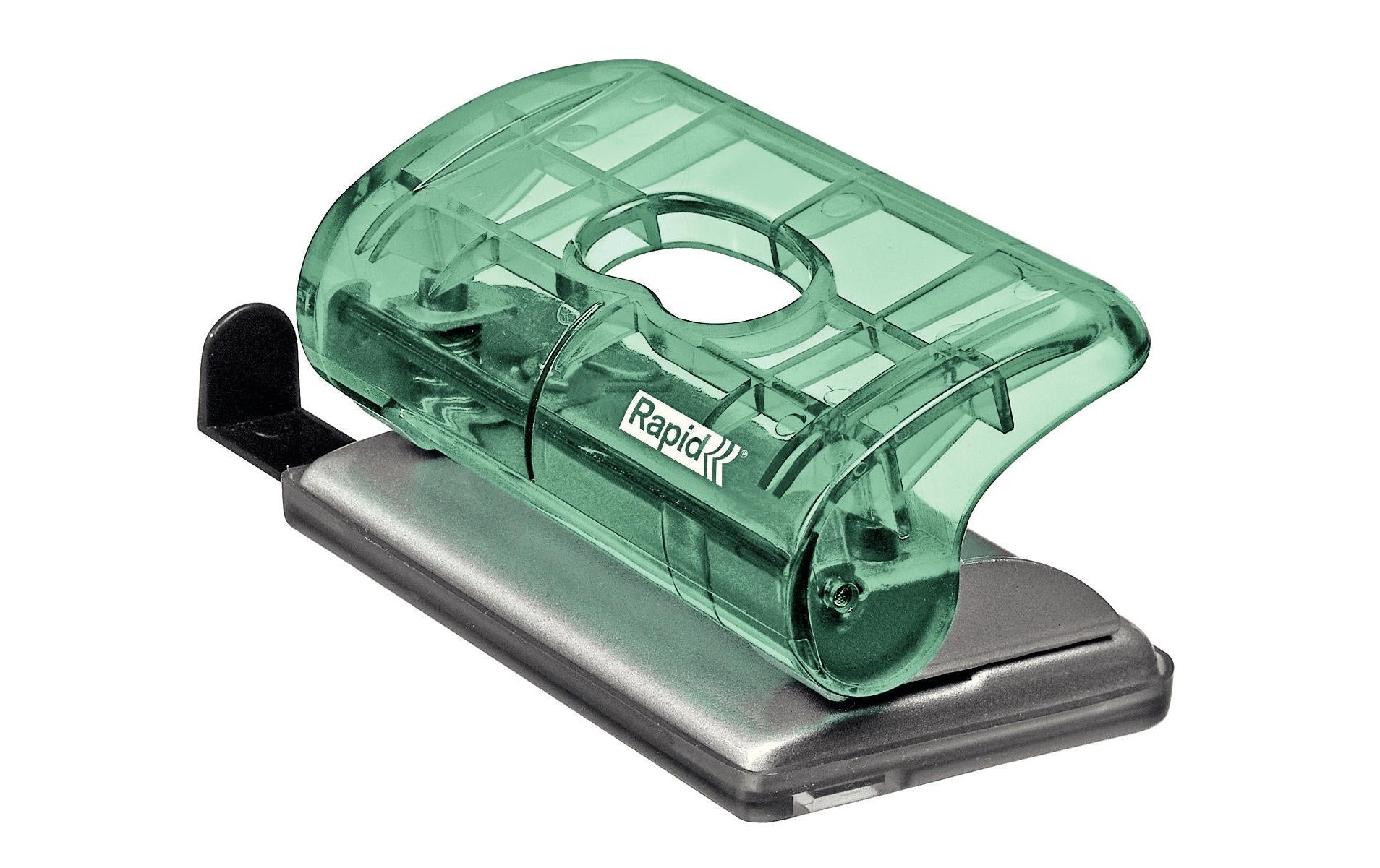 Esselte Colour'ICE Minilocher grün, 10 Blatt, Kunststoff