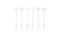 Sambonet Party Gabel 6er Set Edelstahl