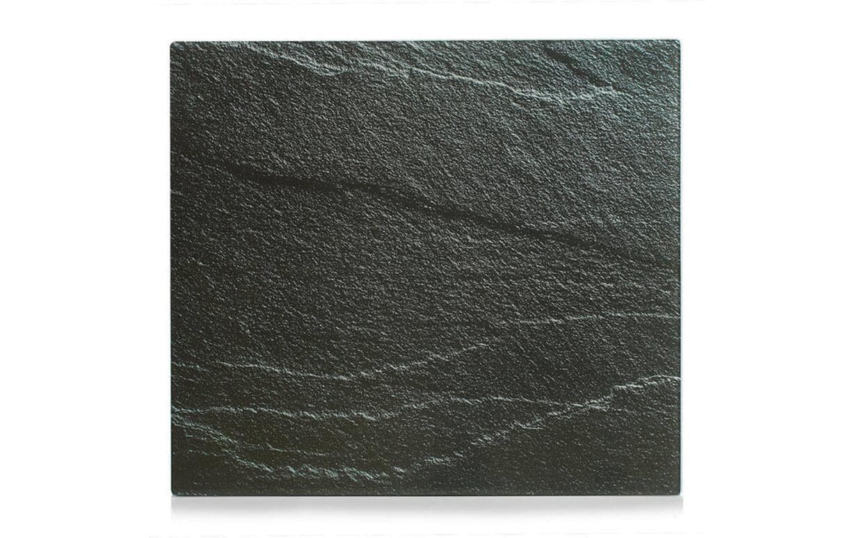 Zeller Present Herdabdeck-/Schneideplatten Schiefer, Glas, 56x50cm