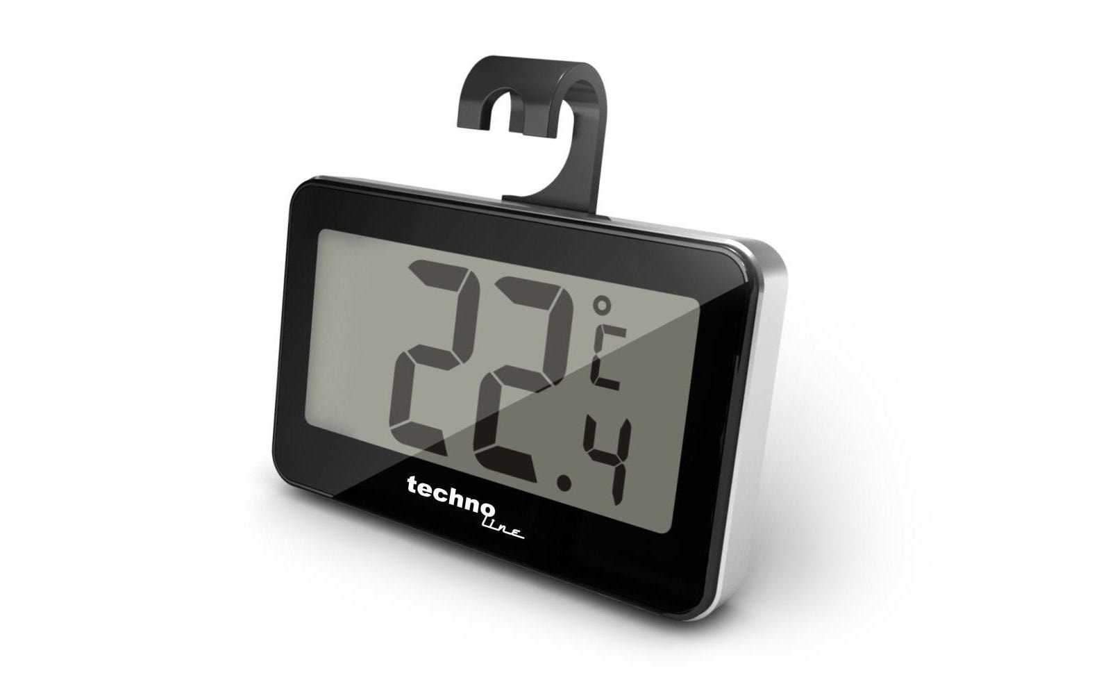 Technoline Kühlschrankthermometer WS7012 digital, Aufhängung, Magnethalterung