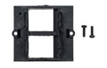 Bachmann Custom Modul, Rahmen 2x Keystone schwarz, inkl. Schrauben