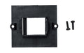 Bachmann Custom Modul, Rahmen 1x Keystone schwarz, inkl. Schrauben