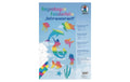 URSUS Fensterfolie Regenbogen 3 Blatt 23 x 33 cm, Vorlagenbogen