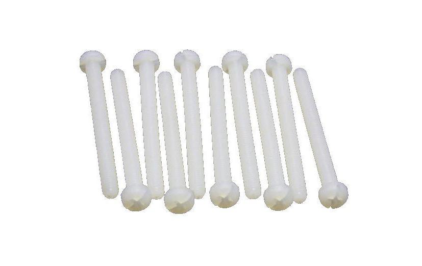 EP M5x25mm Nylon-Schraube, 10 Stk.