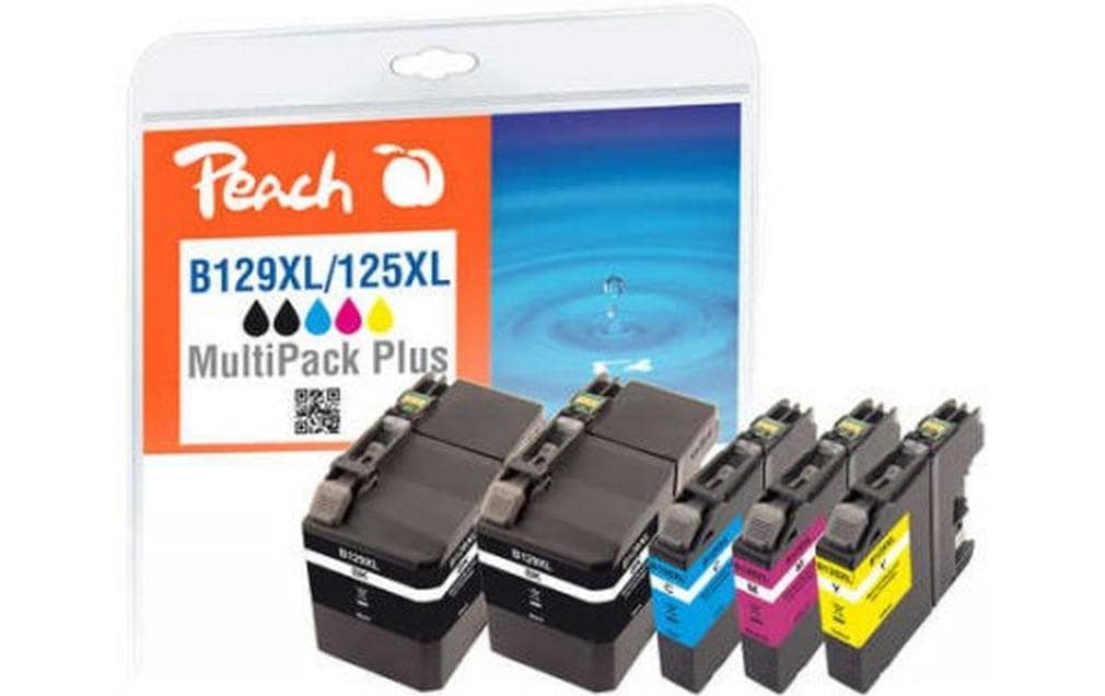 Peach Tinte Brother LC-129XL/125XL Multi+ 2x60ml, 3x 15ml