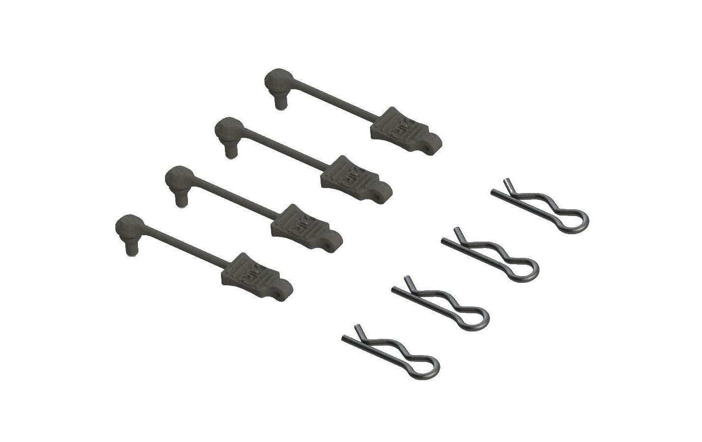 Arrma BODY CLIP RETAINERS 1/8 SCALE