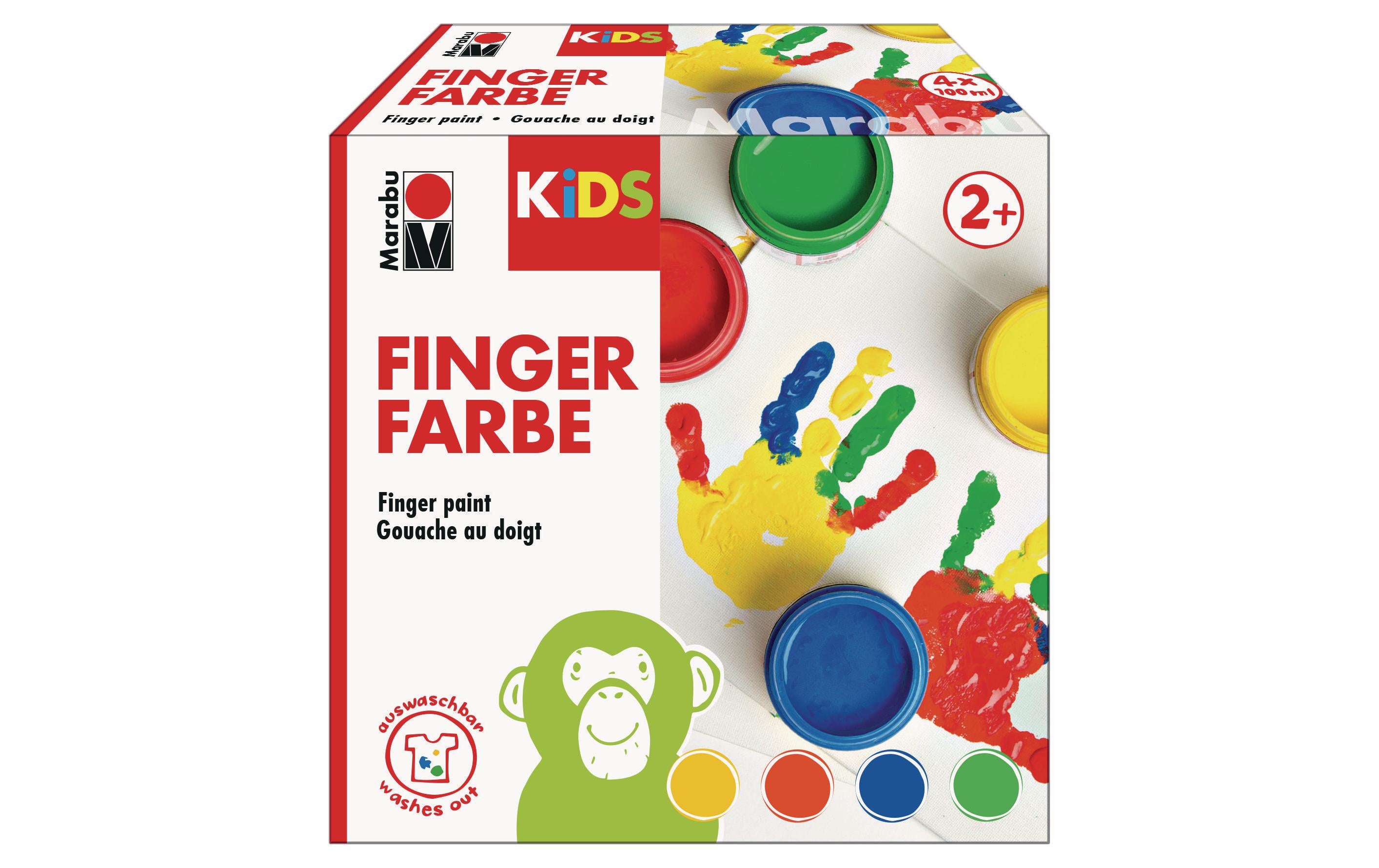 Marabu Fingerfarbe 4 x 100ml