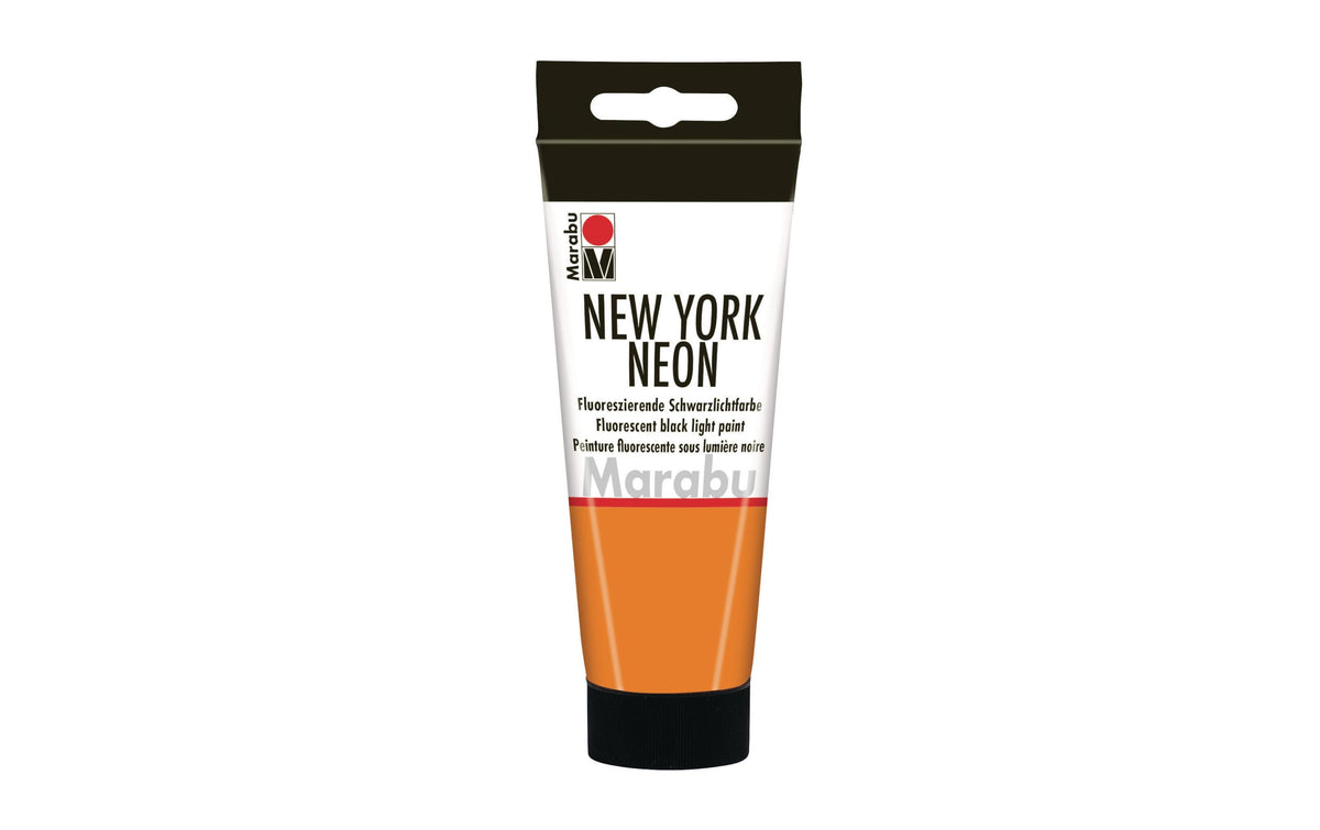Marabu Schwarzlichtfarbe New York Neon 100 ml, orange