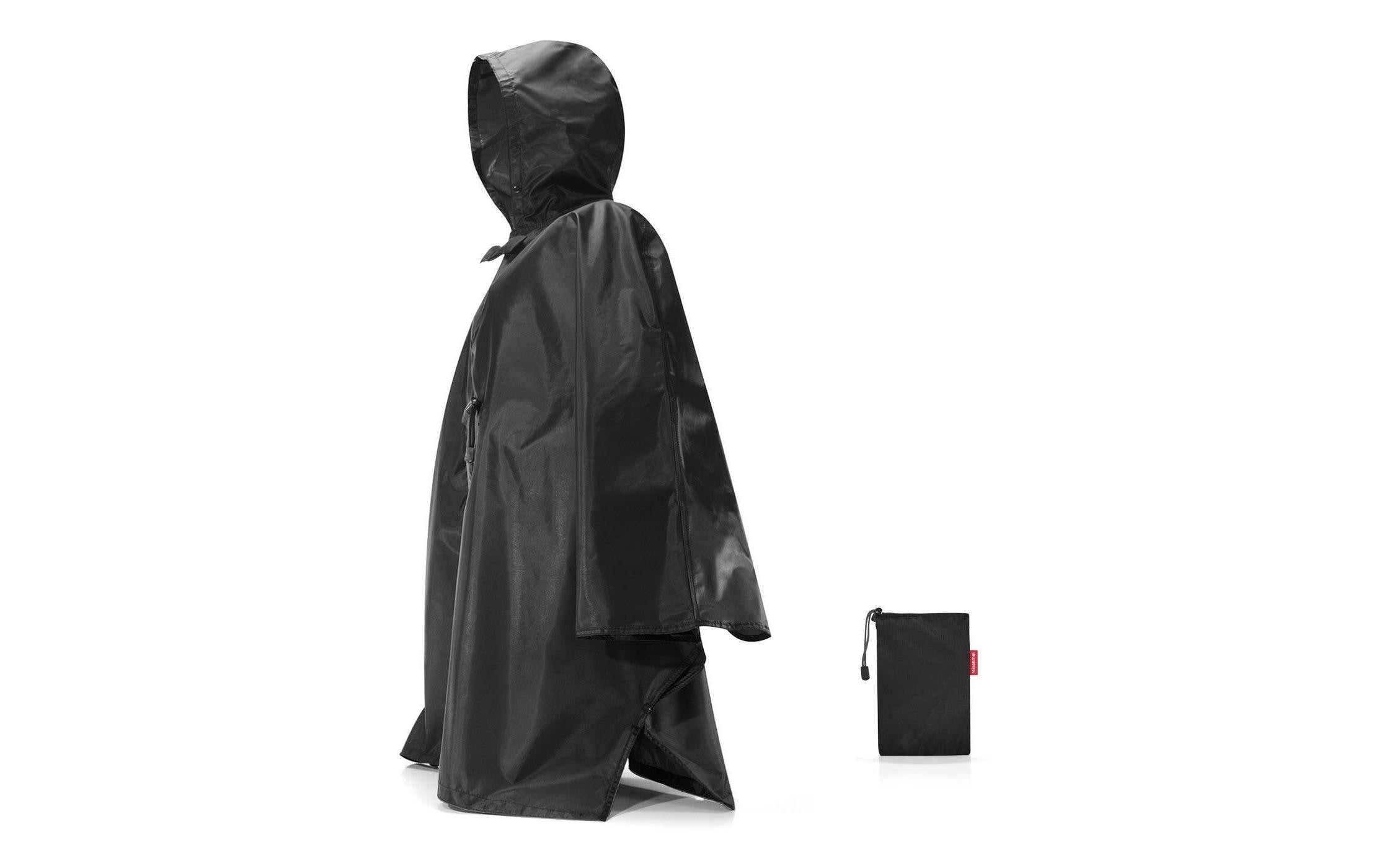 Reisenthel Regenponcho mini maxi black, Einheitsgrösse, 141 x 93 cm