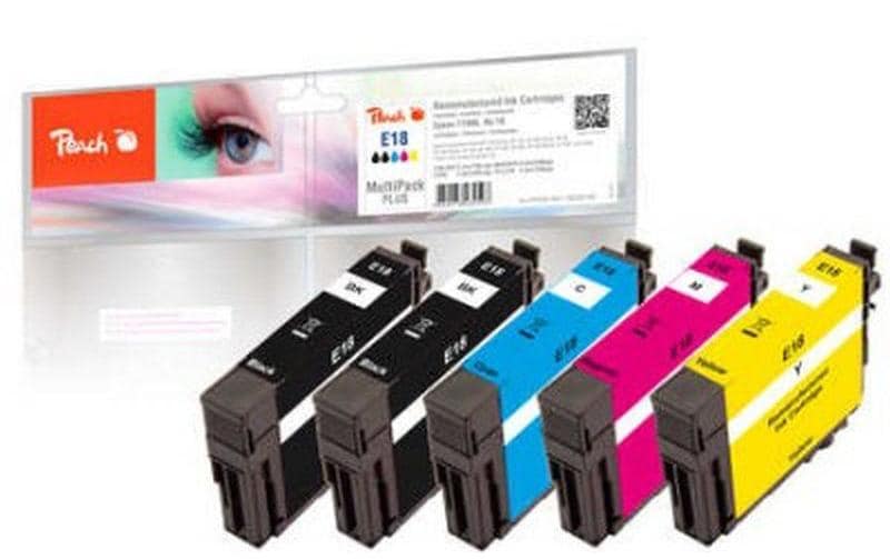 Peach Tinte Epson 18 MultiPack+ 2x 6.2ml, 3x 3.8ml, 2x 190 S., 3x 200 S.