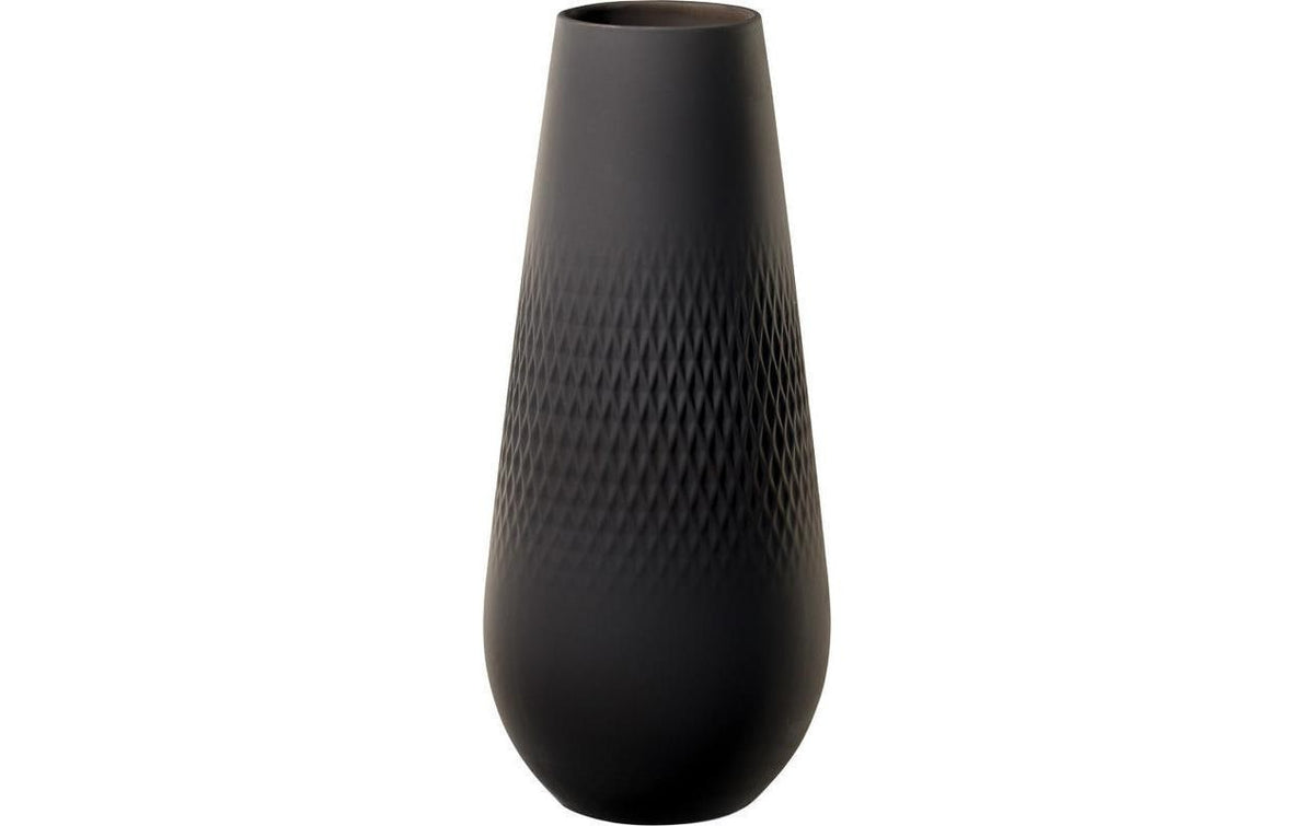 Villeroy & Boch Collier Noir Vase CarréNo3 11,5 x 11,5 x 26 cm