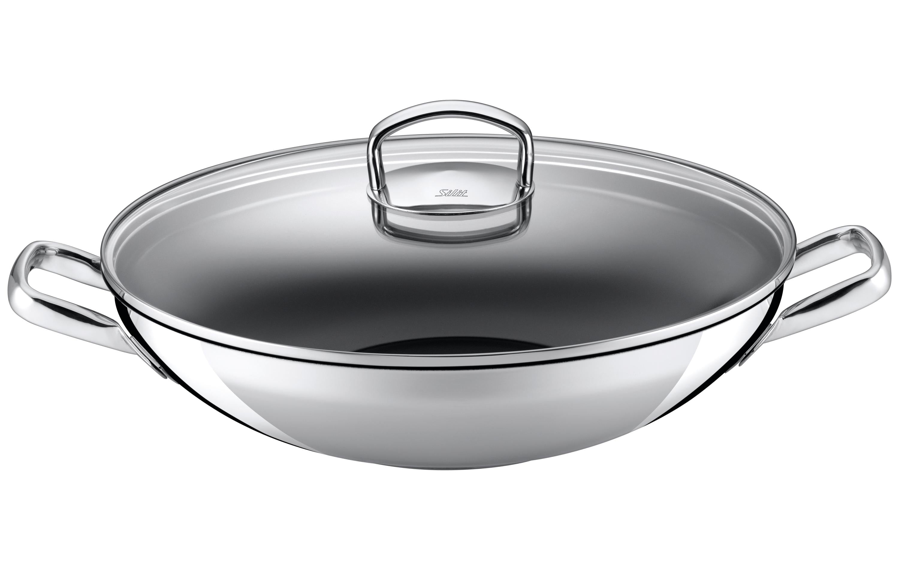 Silit Wok-Pfanne Hongkong Durchmesser 36 cm, silber