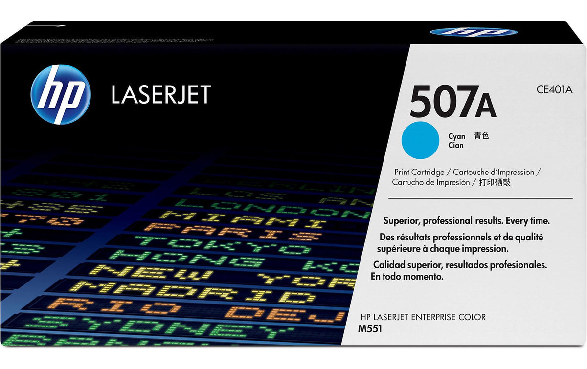 HP, Toner Nr. 507A (CE401A) Cyan Seitenkapazität ~ 6000 Seiten