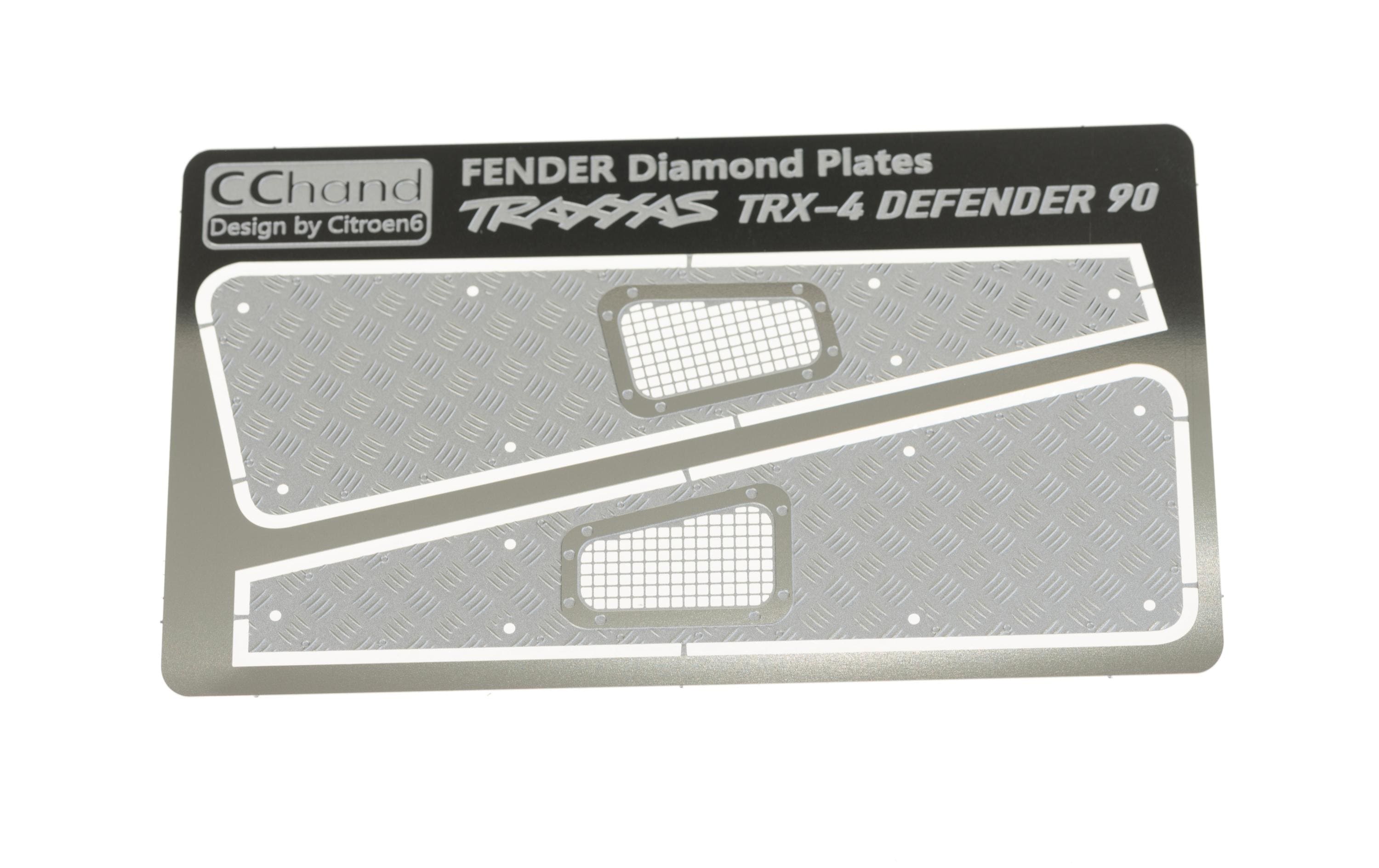 RC4WD Rieffelblech Fender Cover TRX-4 Defender