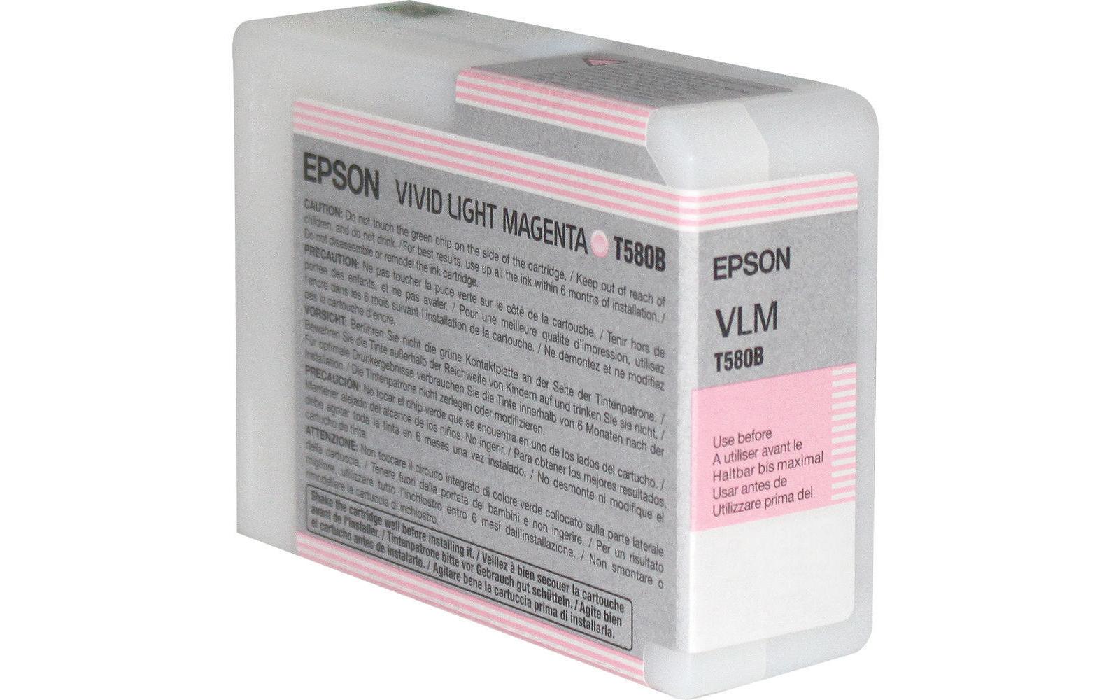 Tinte Epson C13T580B00 vivid light magenta, zu Stylus Pro 3800, 80ml