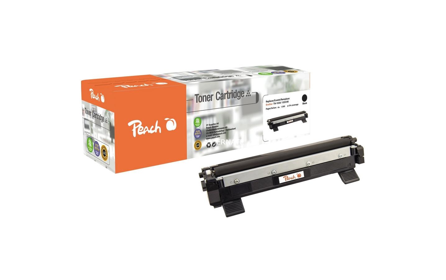 Peach Toner TN-1030/1050 black, 1000 Seiten
