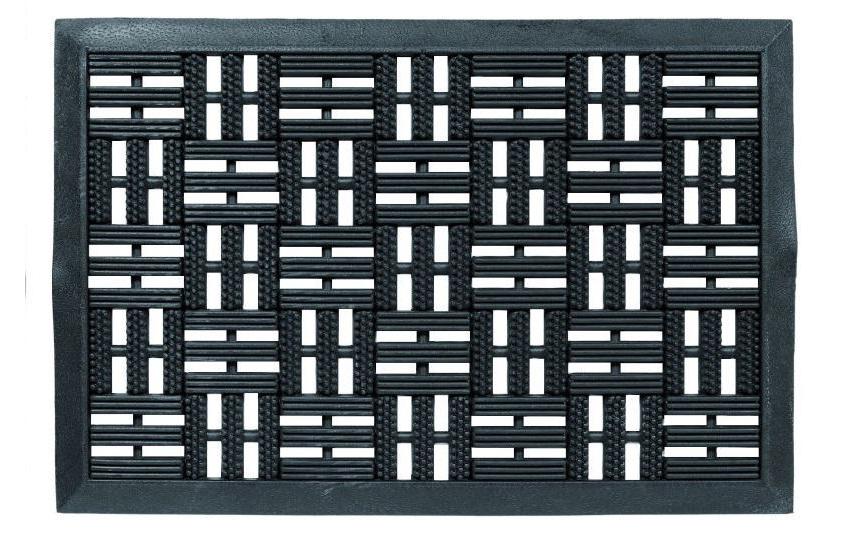 Astra Gummimatte Dynamic 40 x 60 cm, 18 mm schwarz, Aussenbereich