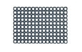 Astra Ringgummimatte Quadro 40 x 60 cm, 21 mm schwarz, Aussenbereich