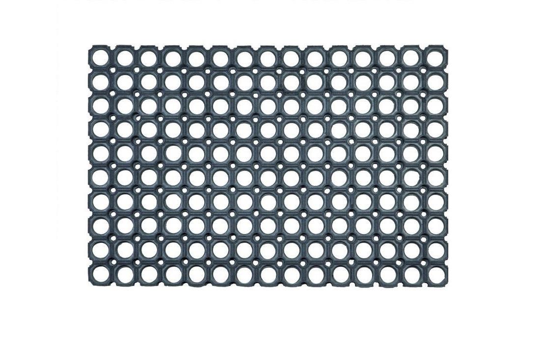 Astra Ringgummimatte Quadro 40 x 60 cm, 21 mm schwarz, Aussenbereich