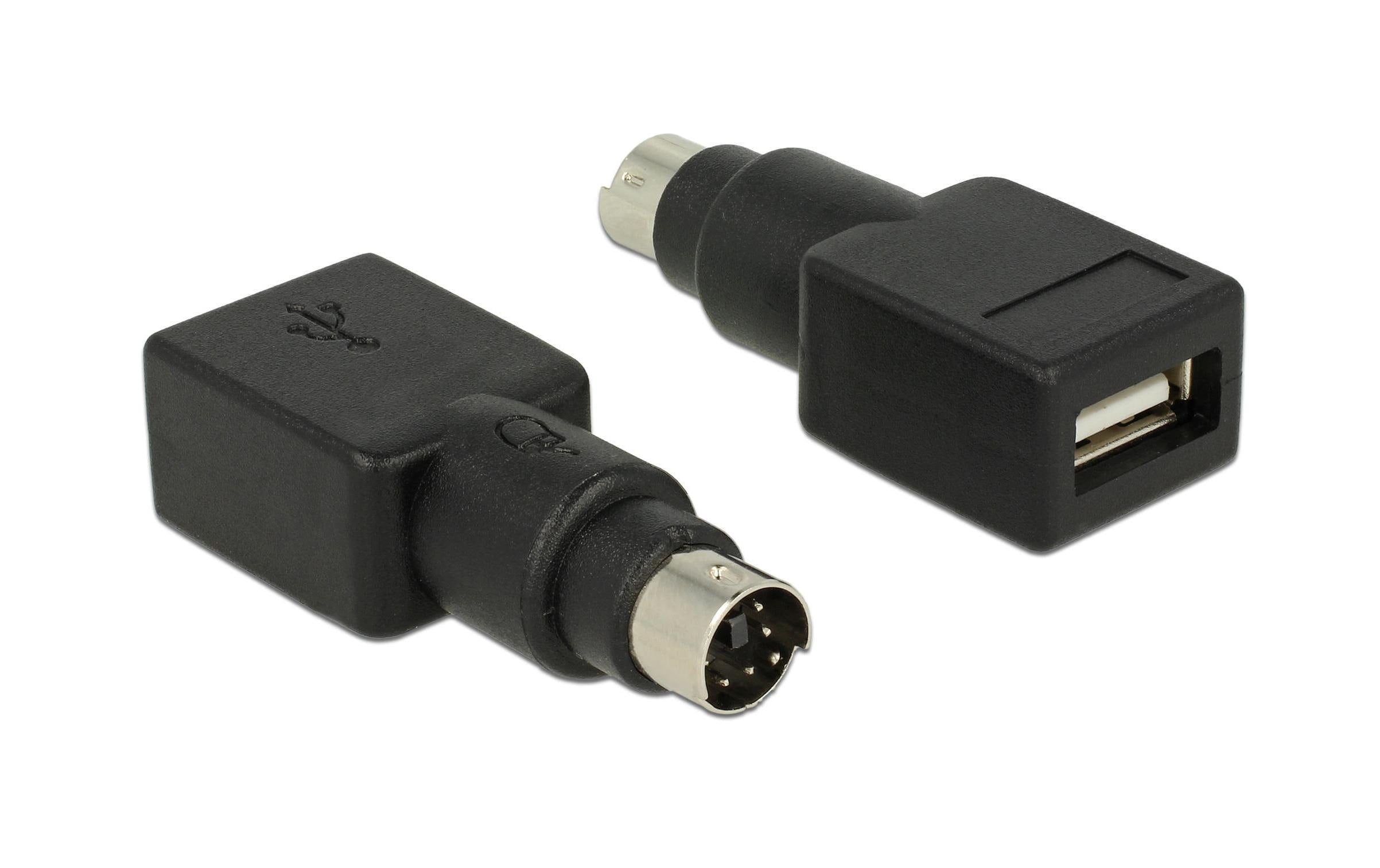 USB Buchse zu PS/2-Stecker Adapter USB-F zu PS2-M