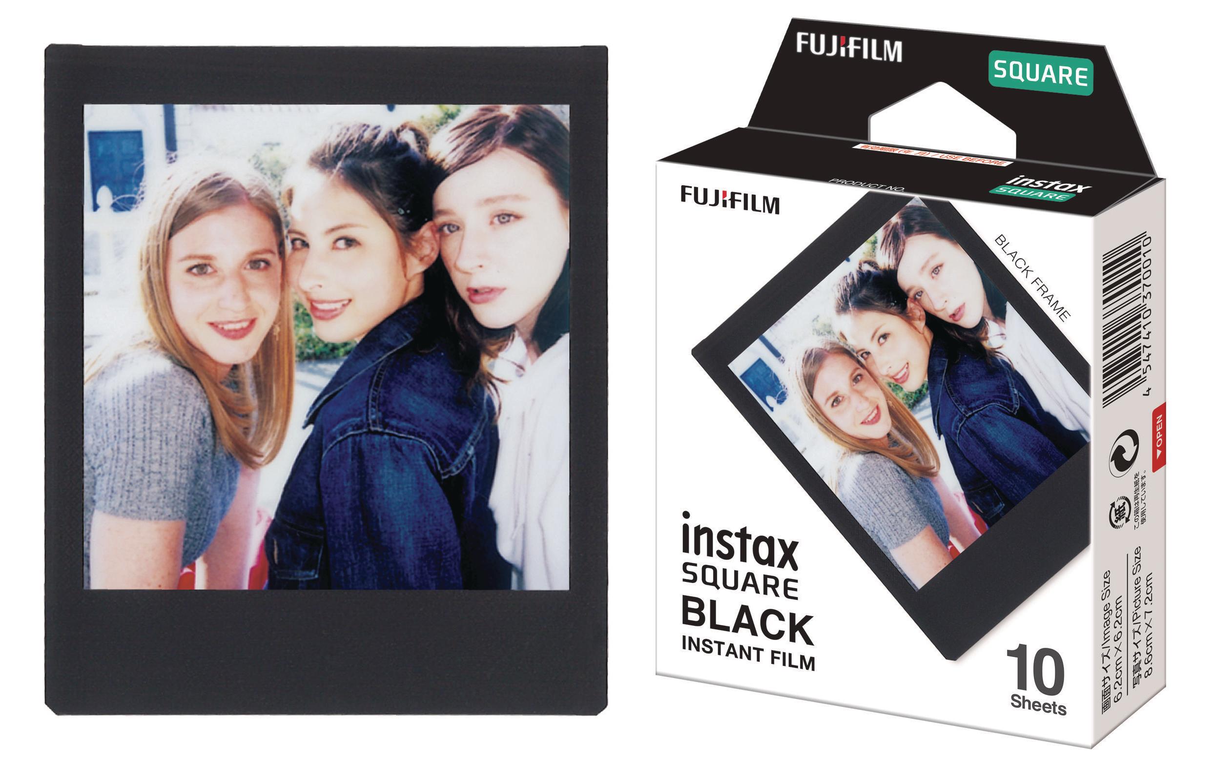 Fujifilm Instax Square 10 Blatt schwarz zu Instax Square SQ10/6