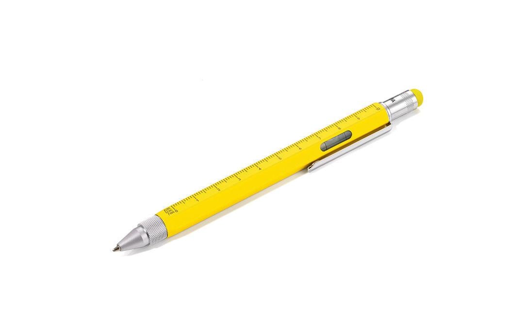 TROIKA Construction Pen Multitasking-Kugelschreiber gelb