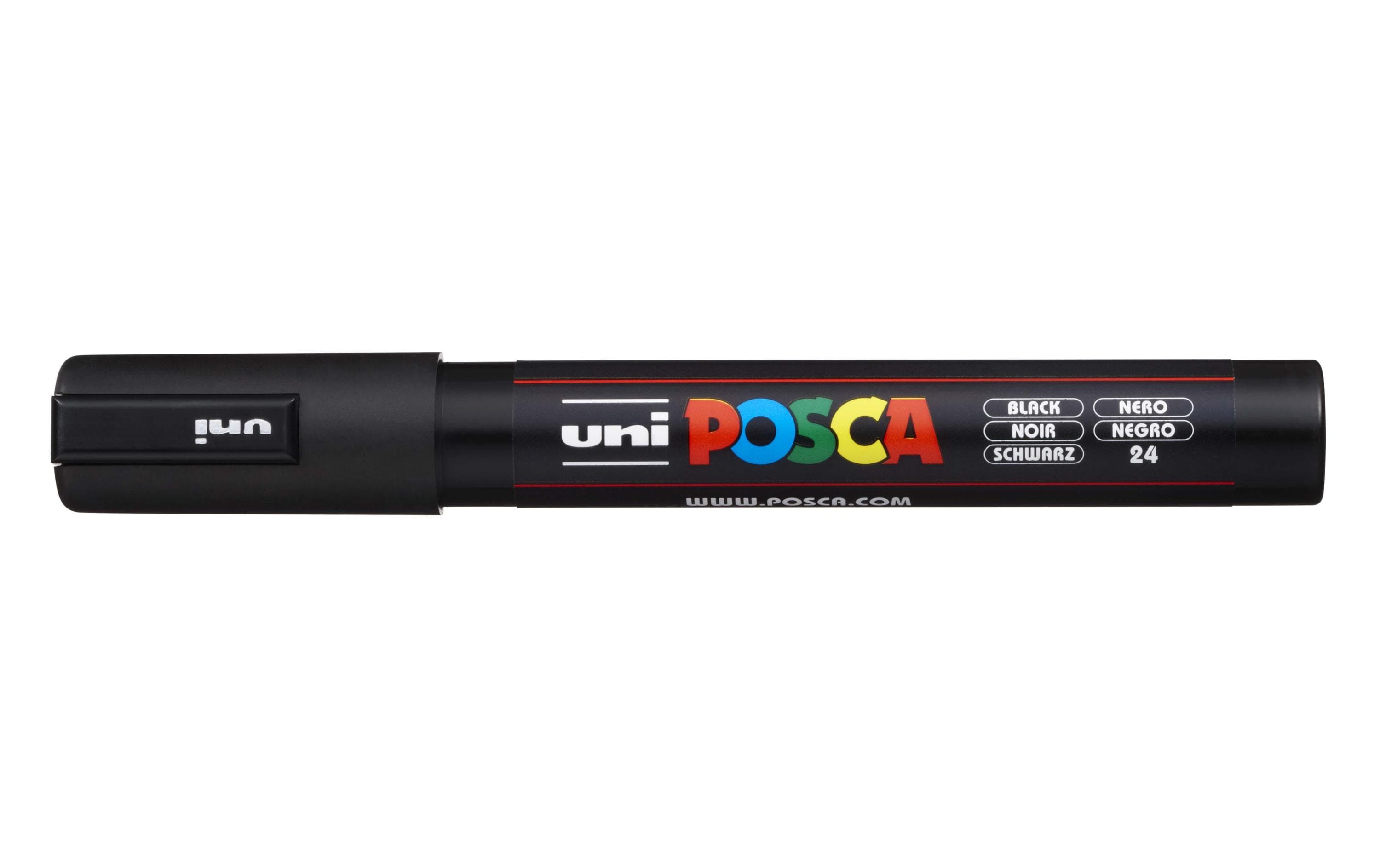 Uni POSCA Marker PC5M Rundspitze 1.8-2.5 mm schwarz