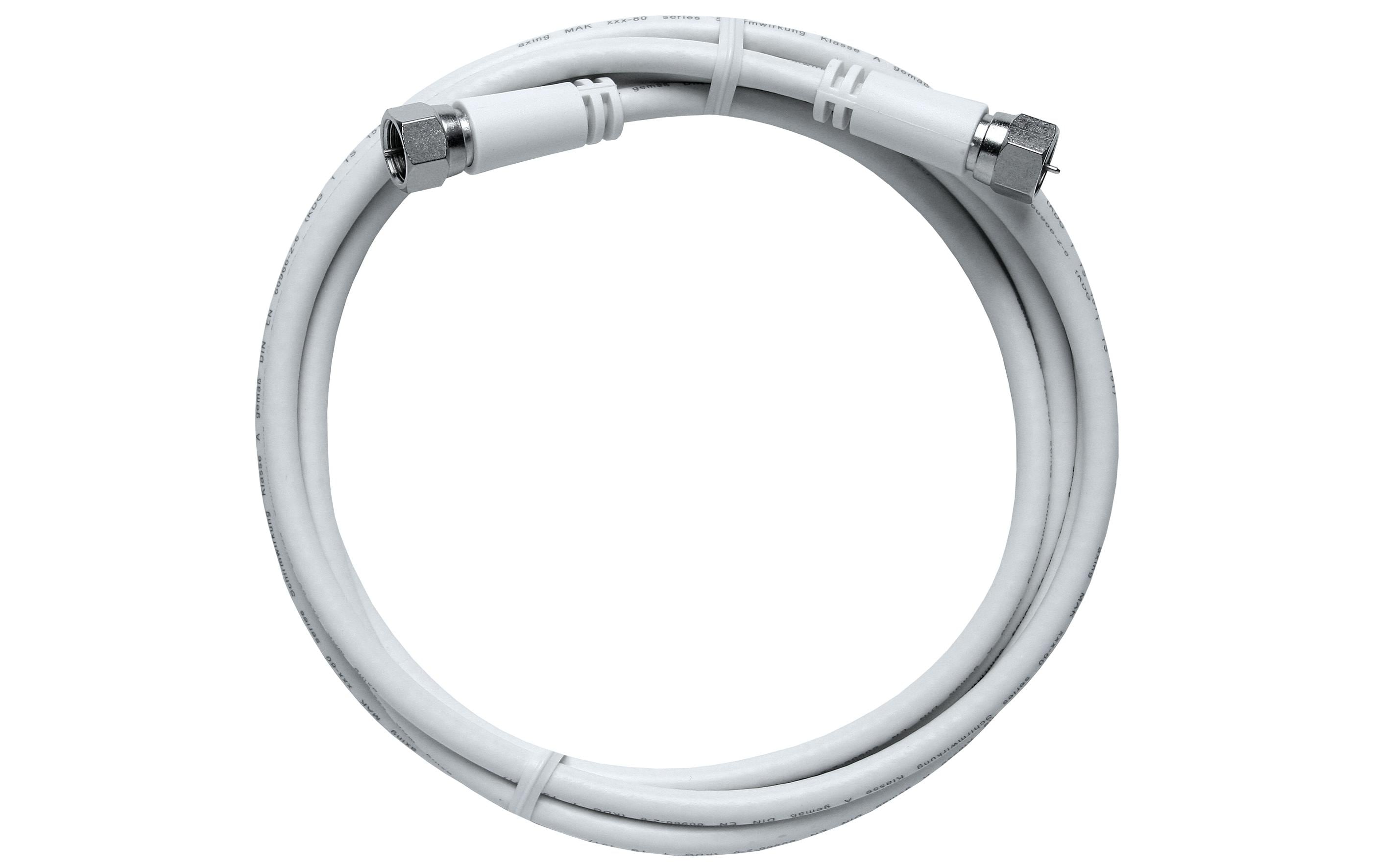 Axing MAK 200-80 F-Patch-Kabel, axiale Stecker, 2.00m