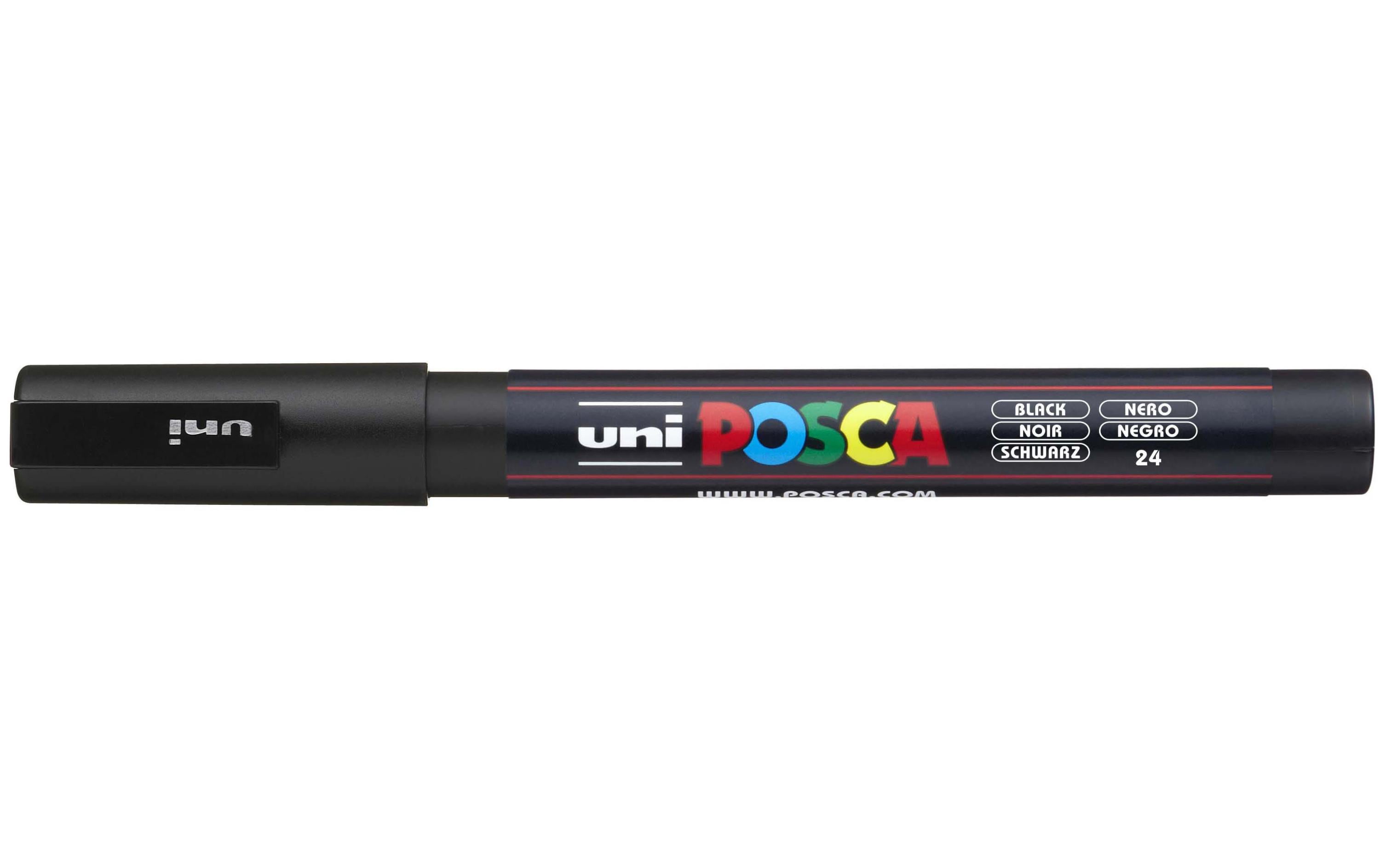 Uni POSCA Marker PC3M Rundspitze 0.9-1.3 mm schwarz