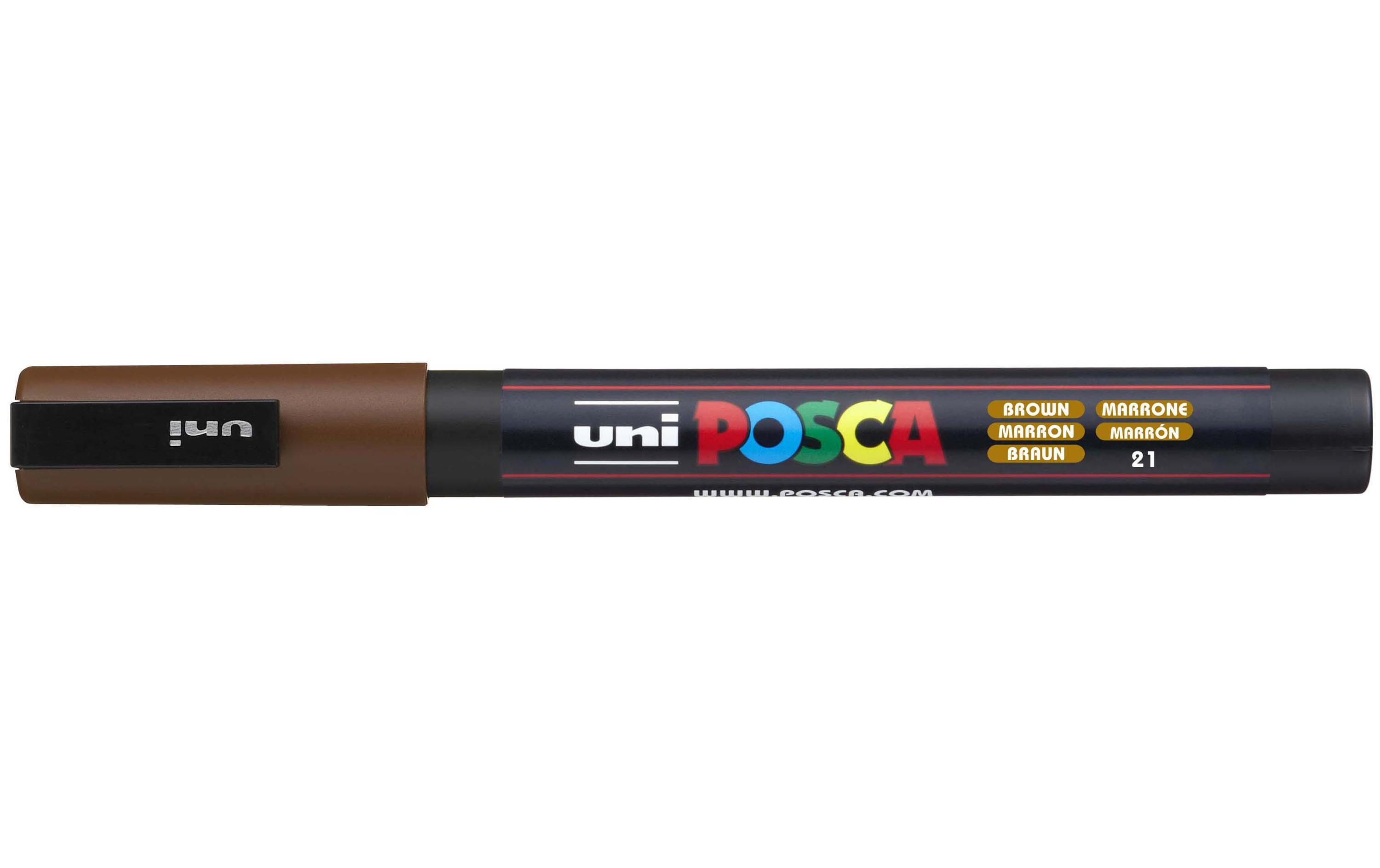 Uni POSCA Marker PC3M Rundspitze 0.9-1.3 mm braun