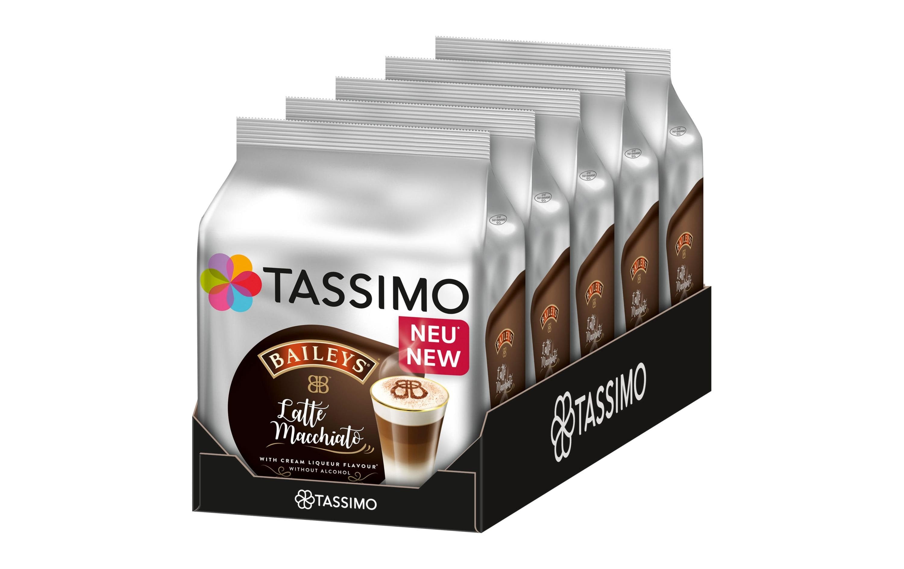 Tassimo T DISC Jacobs Latte Macchiato Bail. Karton à 5 Packungen (mit je 8 Portionen)