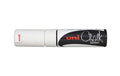 UNI CHALK Kreidemarker PWE-8K Keilspitze Keilspitze 8 mm weiss