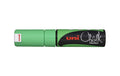UNI CHALK Kreidemarker PWE-8K Keilspitze Keilspitze 8 mm fluo grün