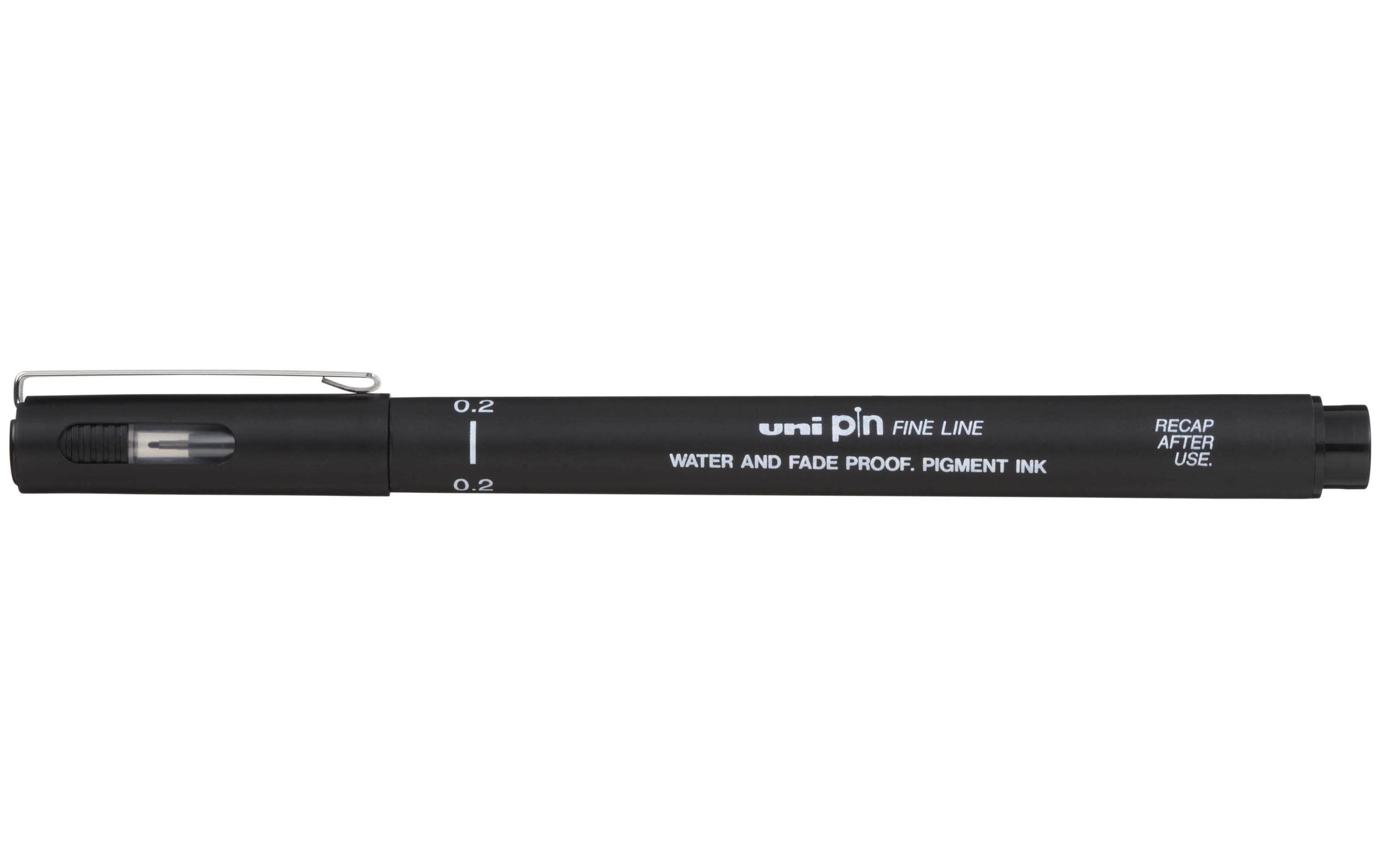 Uni PIN Fineliner 0.2 mm schwarz